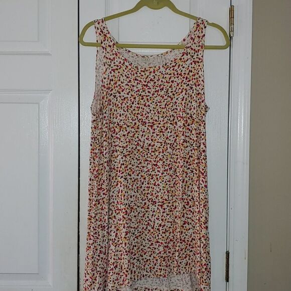 Logo Layers Lori Goldstein print tunic tank - Picture 1 of 5